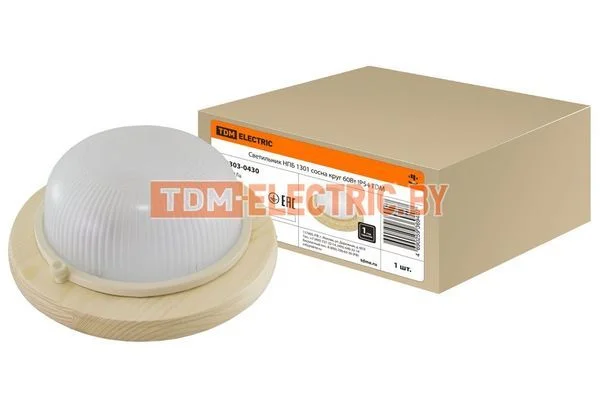 Светильник НПБ1301 сосна круг 60Вт IP54 TDM SQ0303-0430