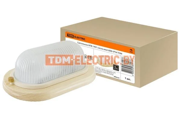Светильник НПБ1401 сосна овал 60Вт IP54 TDM SQ0303-0434