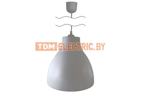 Светильник НСБ 21-60-062 УХЛ4 «Melodi» серый, шнур белый TDM SQ0313-0018
